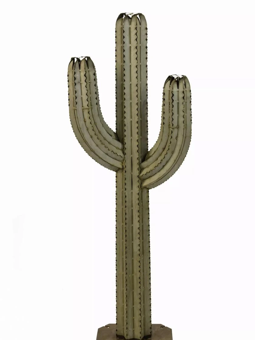 Desert Steel Saguaro Cactus Torches - Image 2