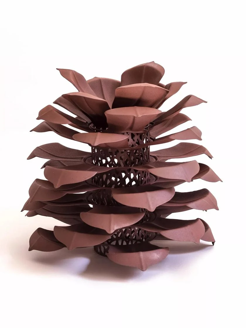 Desert Steel Pine Cone Luminary - Image 5