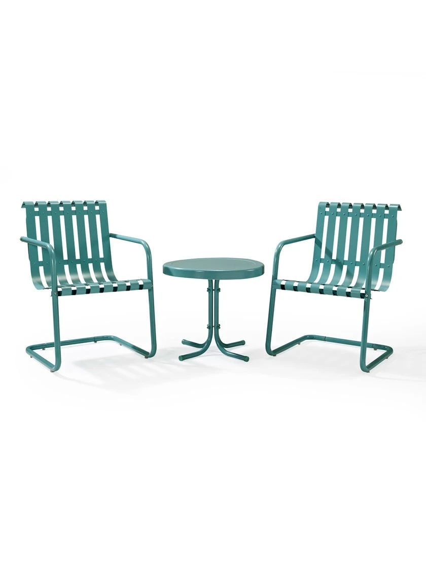 Crosley Gracie 3-Piece Metal Outdoor Seating Set - Image 3