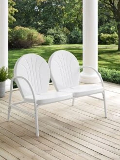 Crosley Griffith Metal Outdoor Loveseat