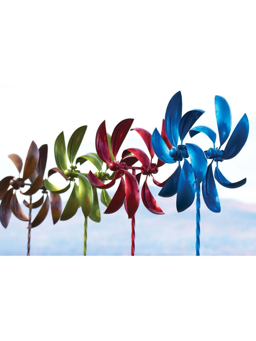 Feather Staked Wind Spinner, 32" - Image 2