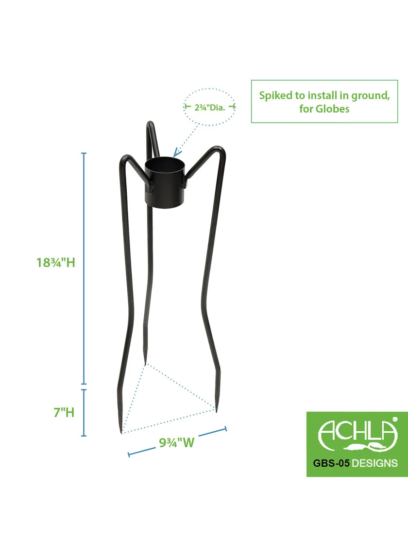 Achla Designs Spiked Gazing Globe Ball Stands - Image 2