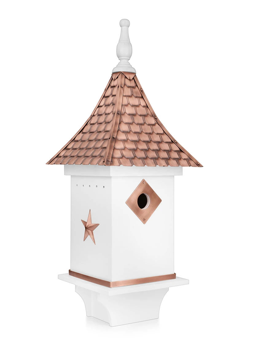 Villa Copper Shingle Bird House - Image 2