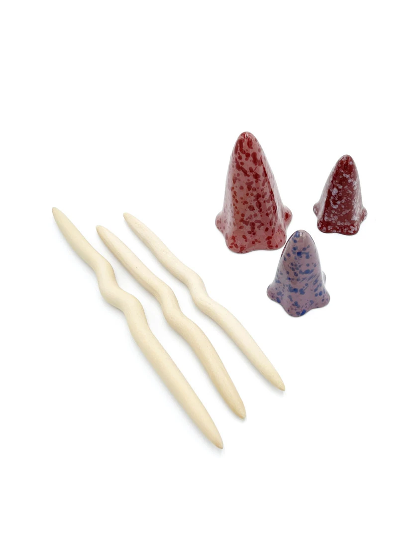 Potting Shed Tinkling Toadstool Sculptures, Set Of 3 - Image 9