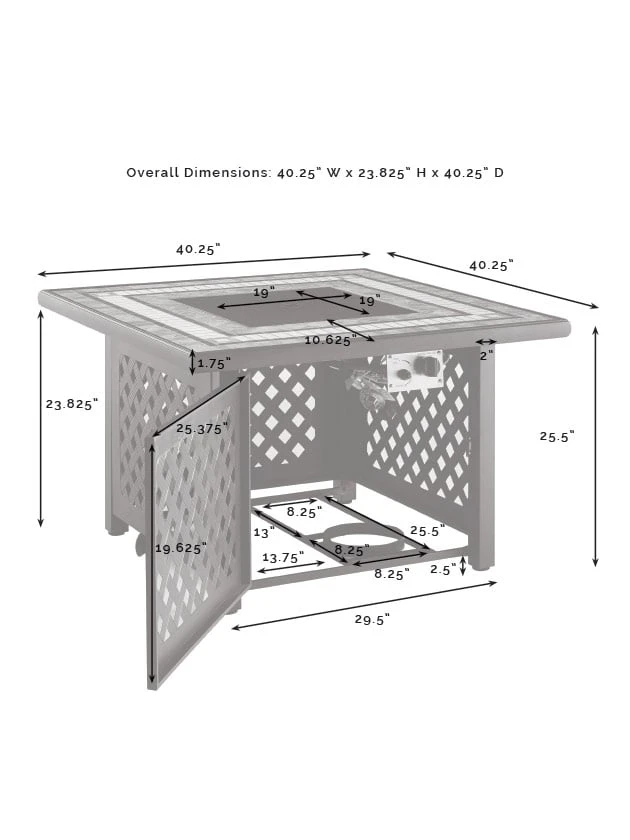 Crosley Tucson Fire Table - Image 8