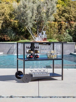 Veradek Stainless Steel Outdoor Kitchen Series Bar Cart